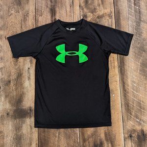 Boys Under Armour shirt, size Medium, black and green